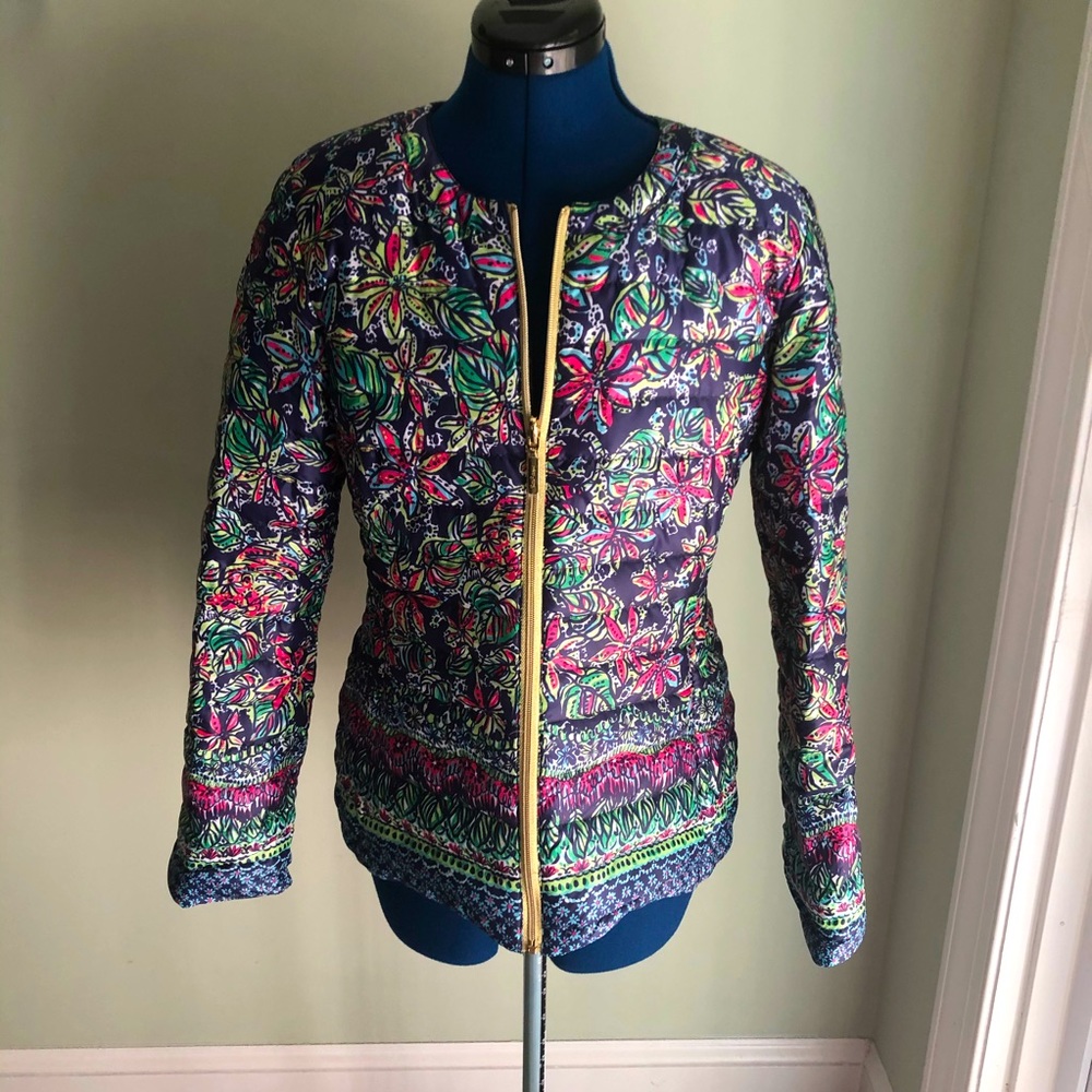 Lilly Pulitzer Reversible Puffer Jacket